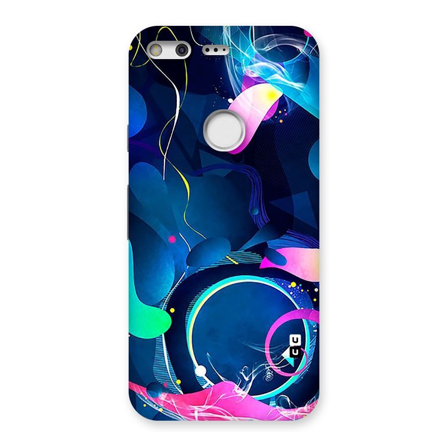 Blue Circle Flow Back Case for Google Pixel