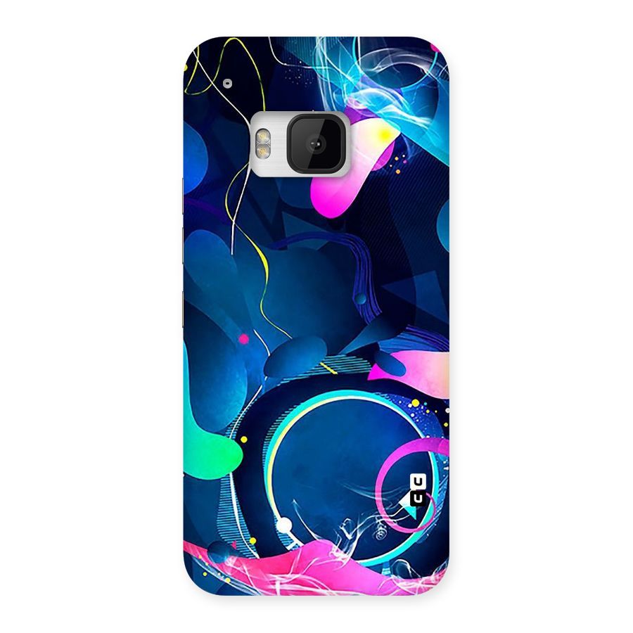 Blue Circle Flow Back Case for HTC One M9
