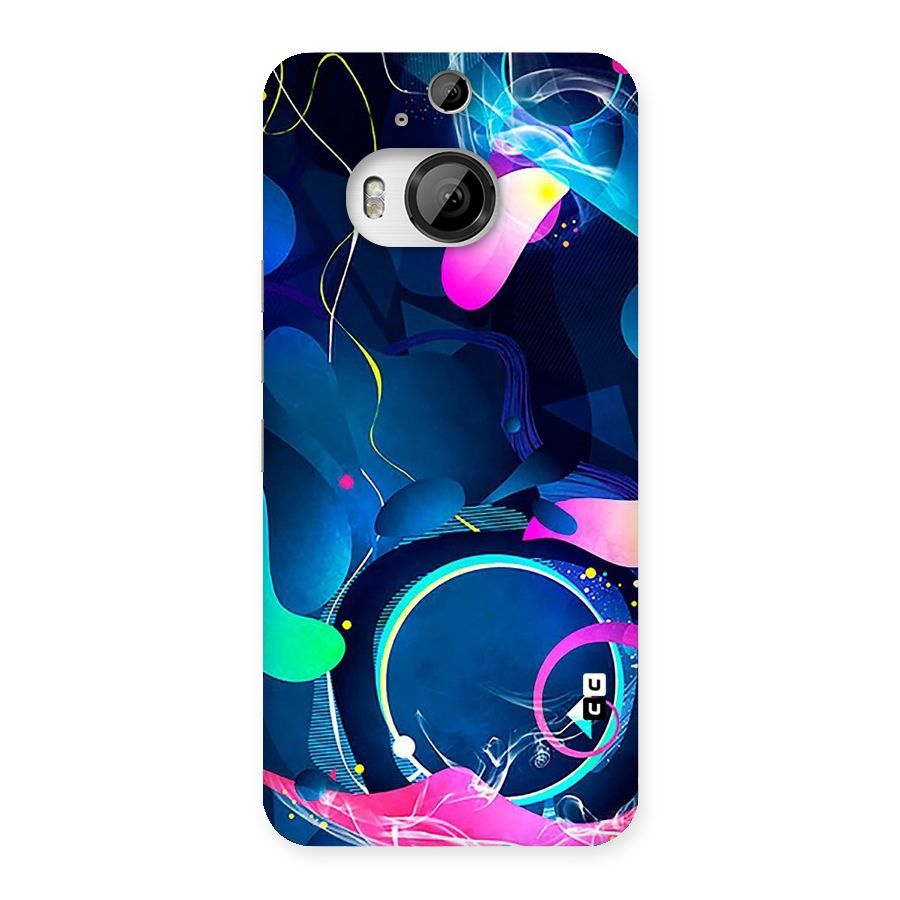 Blue Circle Flow Back Case for HTC One M9 Plus