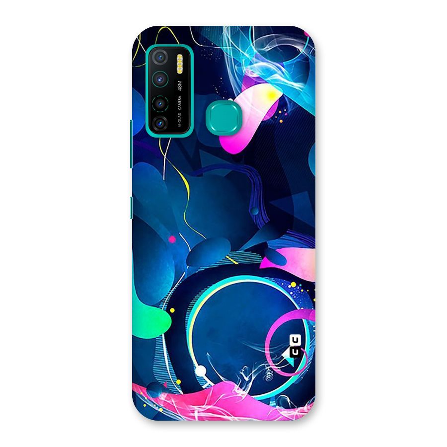 Blue Circle Flow Back Case for Infinix Hot 9 Pro