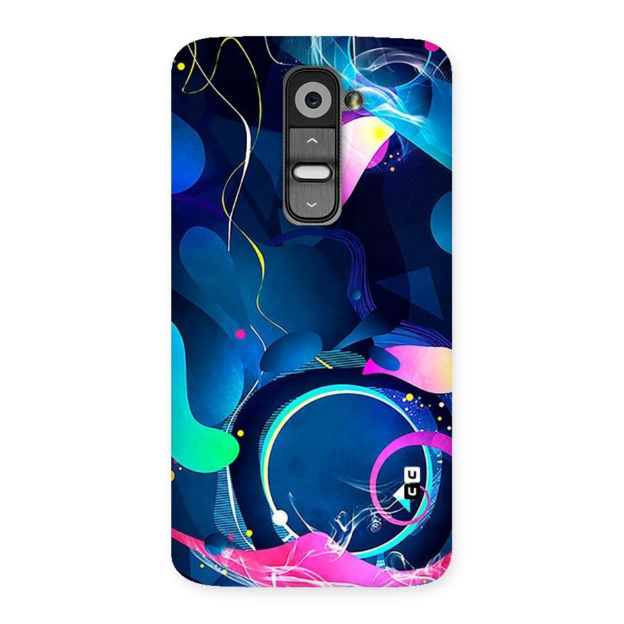 Blue Circle Flow Back Case for LG G2