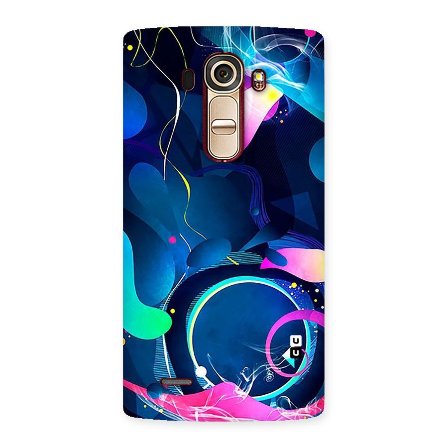 Blue Circle Flow Back Case for LG G4