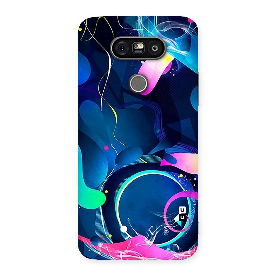 Blue Circle Flow Back Case for LG G5