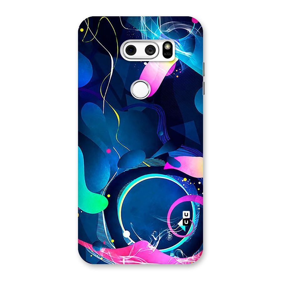 Blue Circle Flow Back Case for LG V30