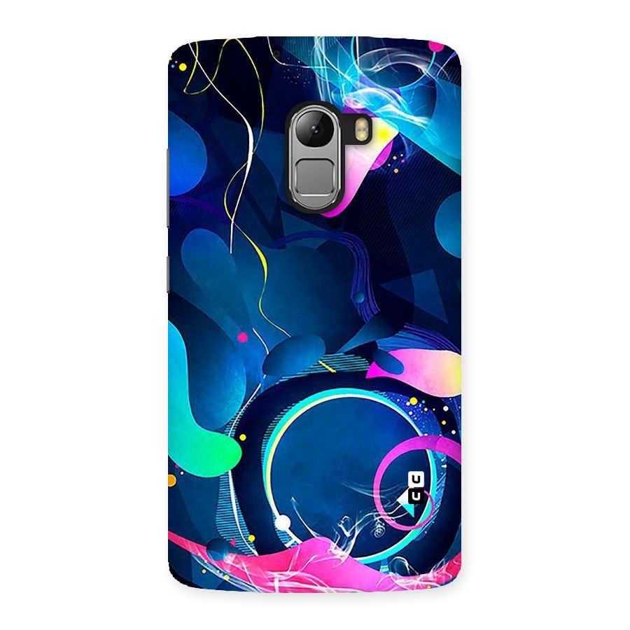 Blue Circle Flow Back Case for Lenovo K4 Note