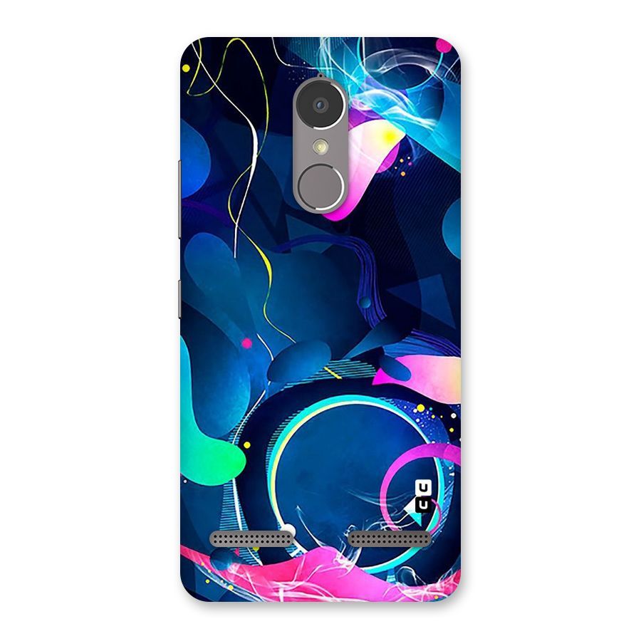 Blue Circle Flow Back Case for Lenovo K6 Power