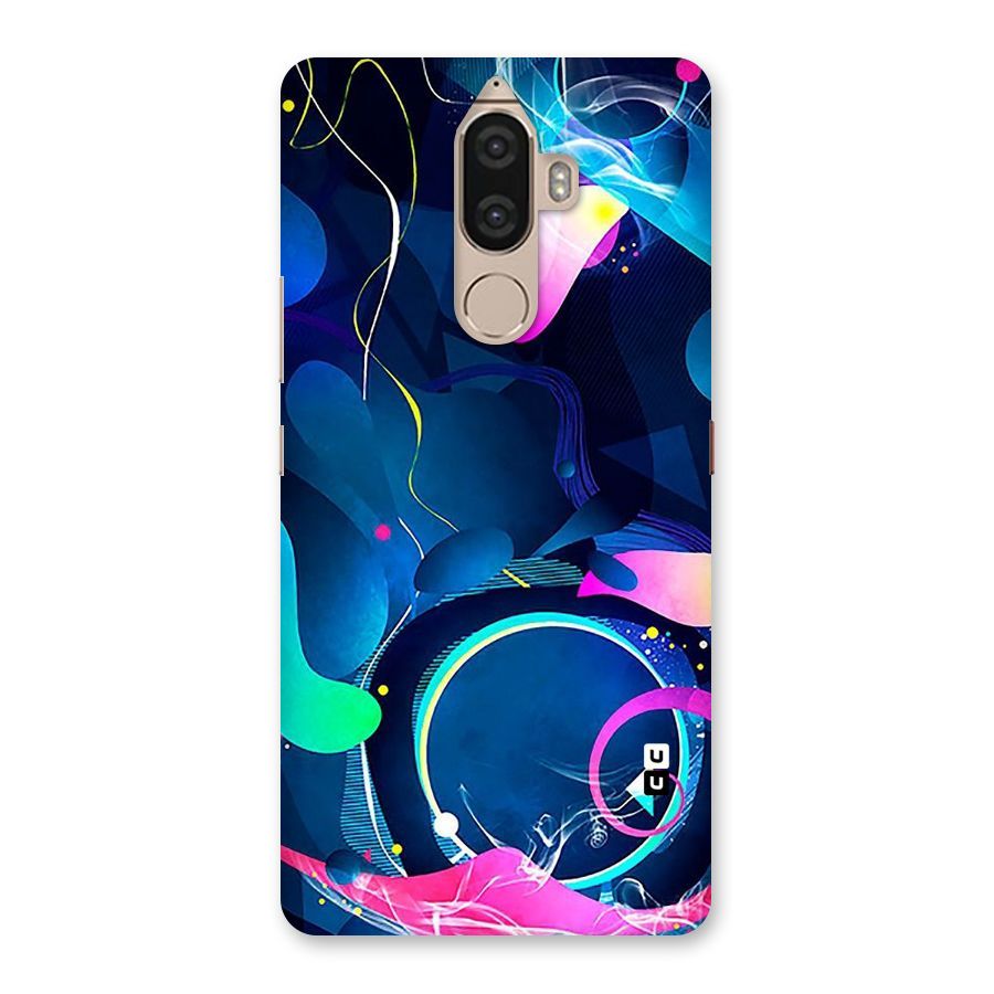 Blue Circle Flow Back Case for Lenovo K8 Note