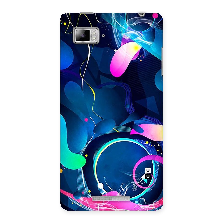 Blue Circle Flow Back Case for Lenovo Vibe Z K910