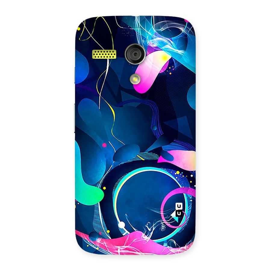 Blue Circle Flow Back Case for Moto G