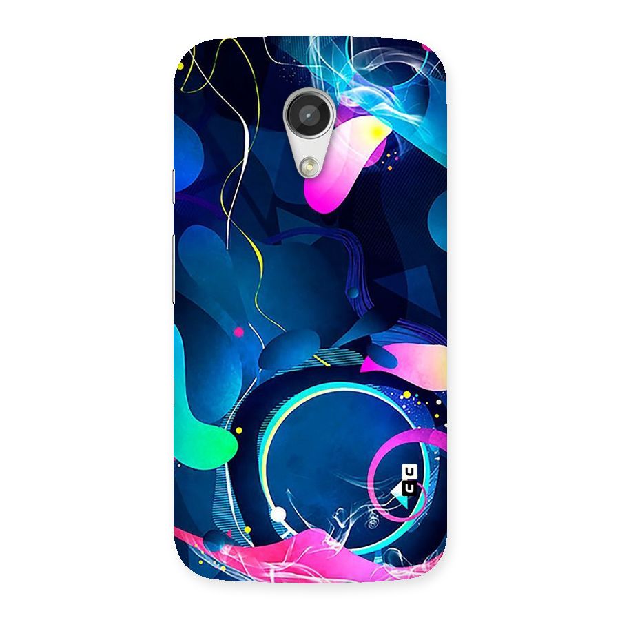 Blue Circle Flow Back Case for Moto G 2nd Gen
