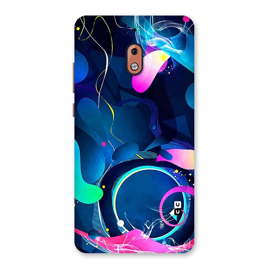 Blue Circle Flow Back Case for Nokia 2.1