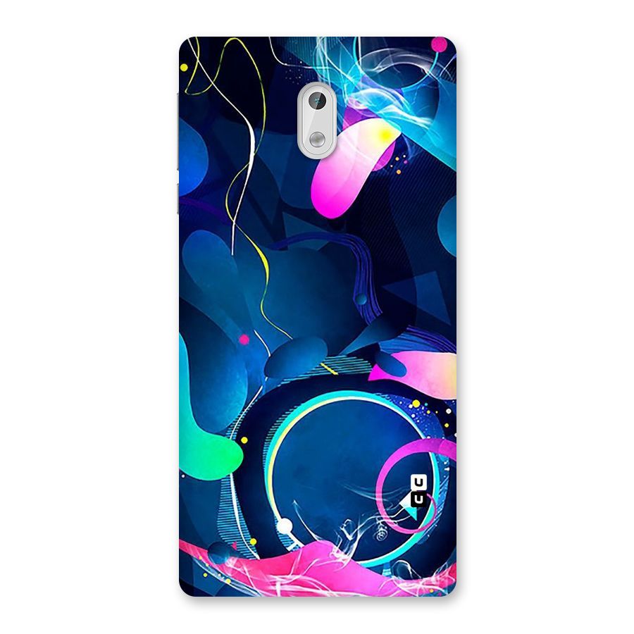 Blue Circle Flow Back Case for Nokia 3