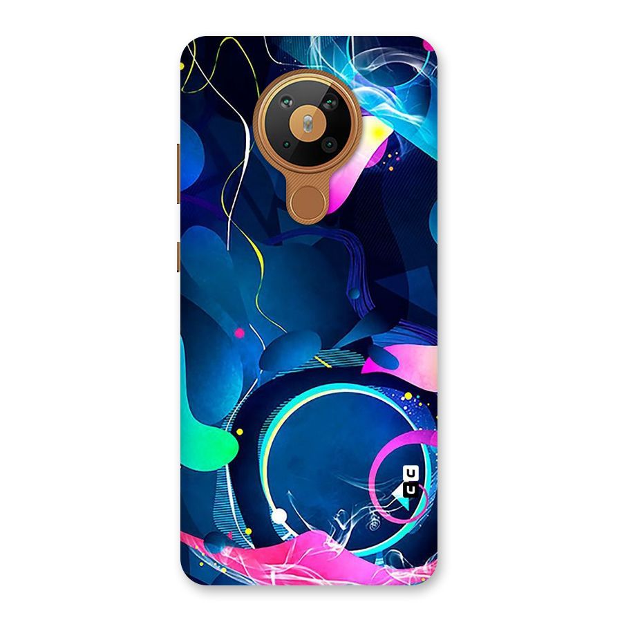 Blue Circle Flow Back Case for Nokia 5.3