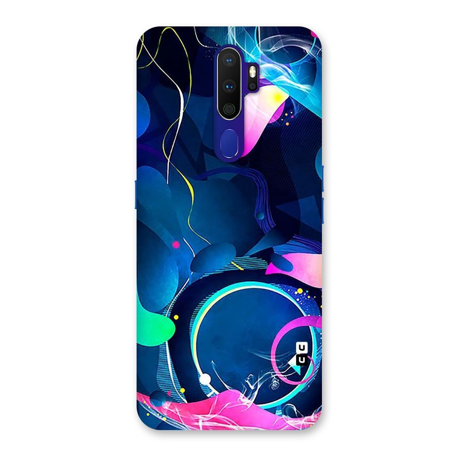 Blue Circle Flow Back Case for Oppo A9 (2020)