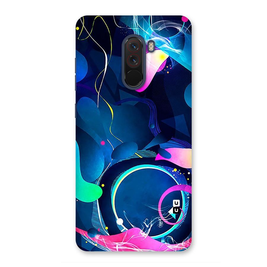 Blue Circle Flow Back Case for Poco F1