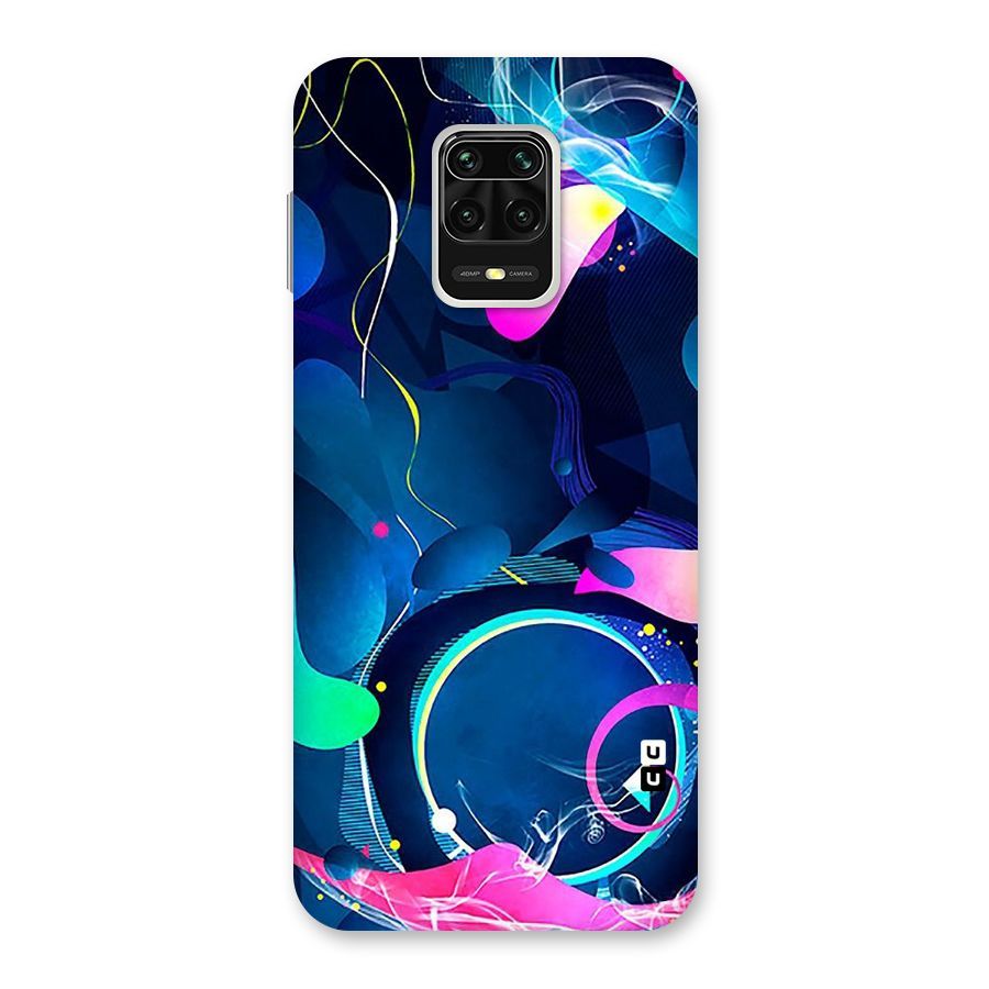Blue Circle Flow Back Case for Poco M2 Pro