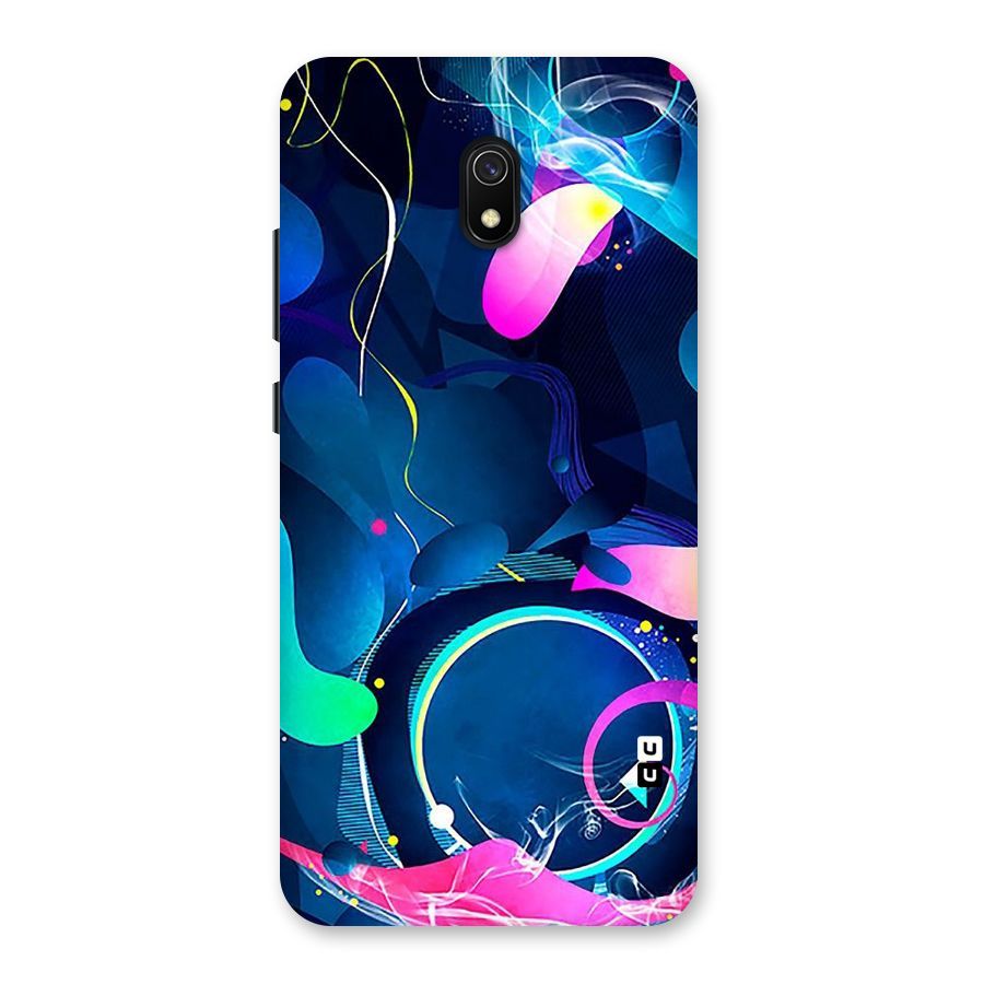 Blue Circle Flow Back Case for Redmi 8A