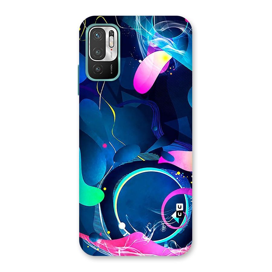 Blue Circle Flow Back Case for Redmi Note 10T 5G