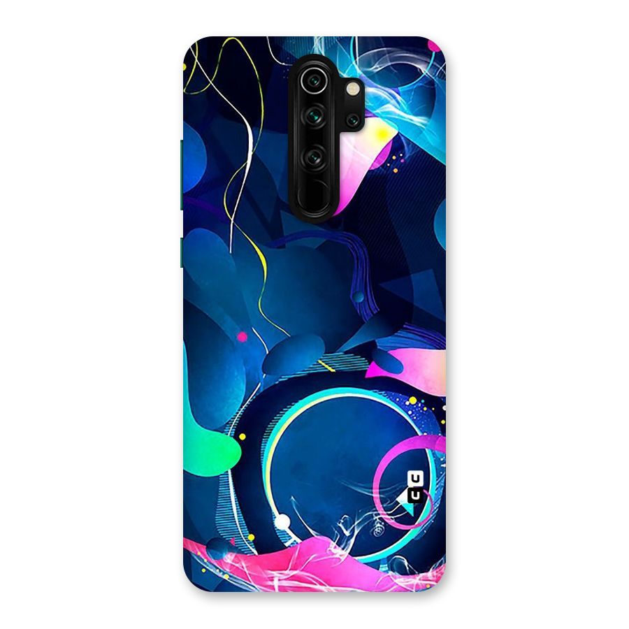 Blue Circle Flow Back Case for Redmi Note 8 Pro