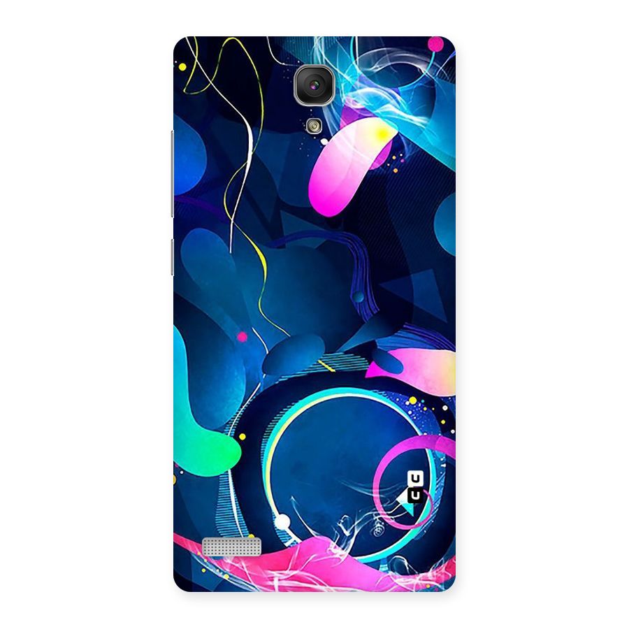 Blue Circle Flow Back Case for Redmi Note Prime