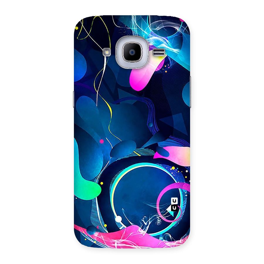 Blue Circle Flow Back Case for Samsung Galaxy J2 2016