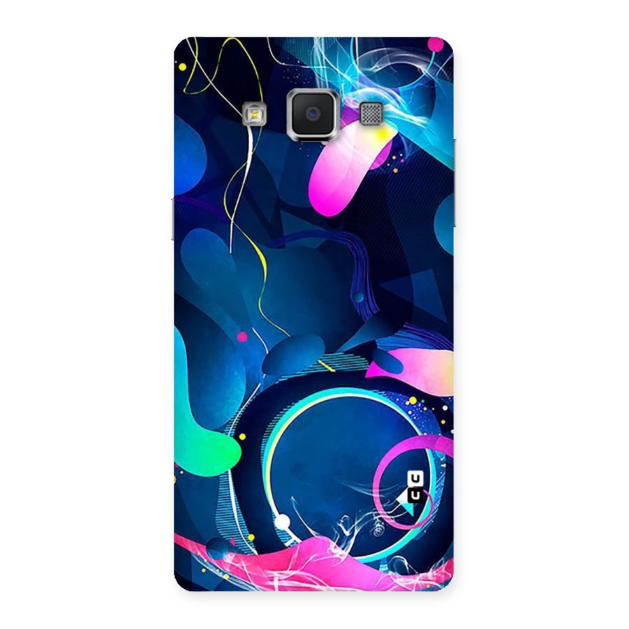 Blue Circle Flow Back Case for Samsung Galaxy A5