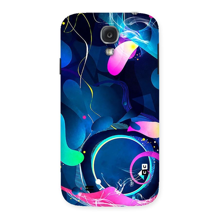 Blue Circle Flow Back Case for Samsung Galaxy S4