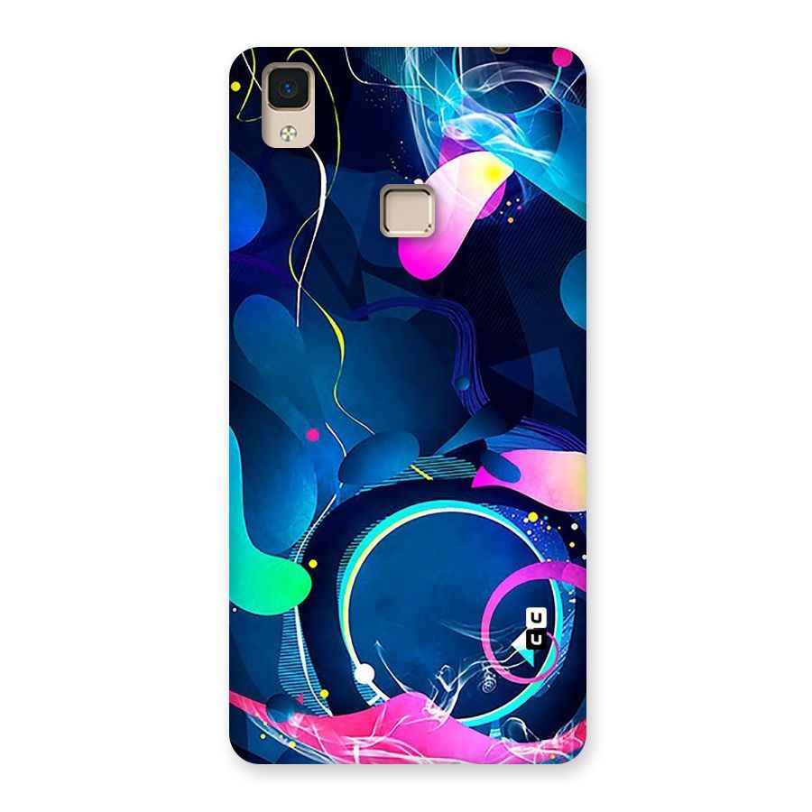Blue Circle Flow Back Case for V3 Max