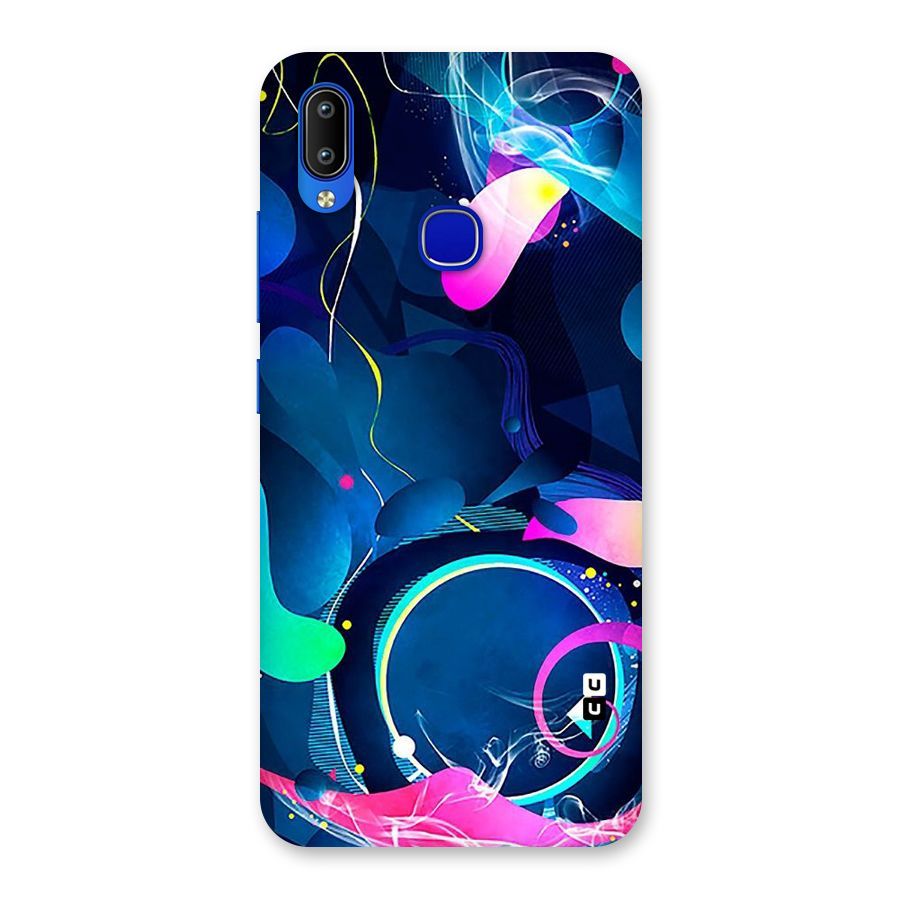 Blue Circle Flow Back Case for Vivo Y91