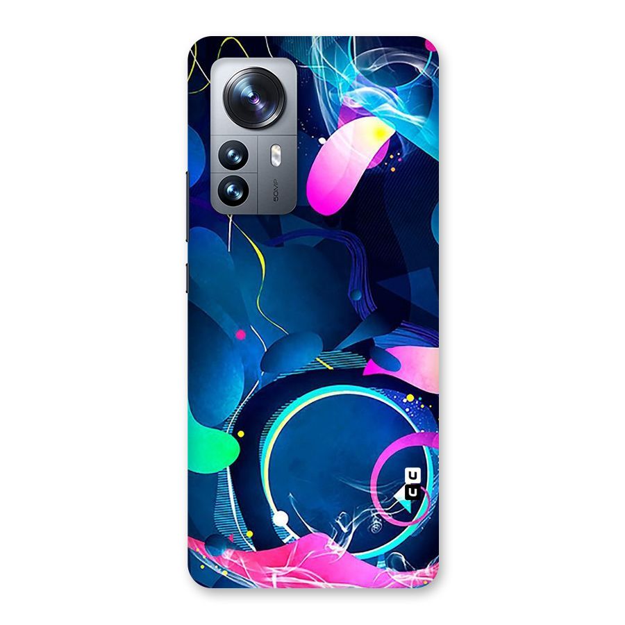 Blue Circle Flow Back Case for Xiaomi 12 Pro