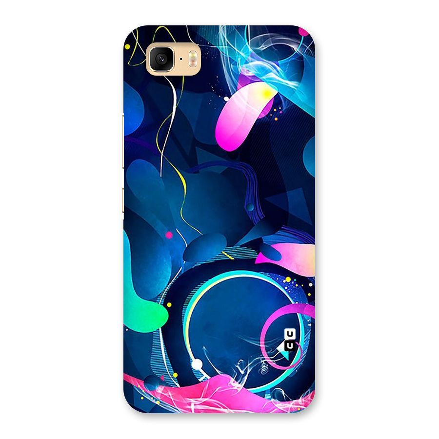 Blue Circle Flow Back Case for Zenfone 3s Max