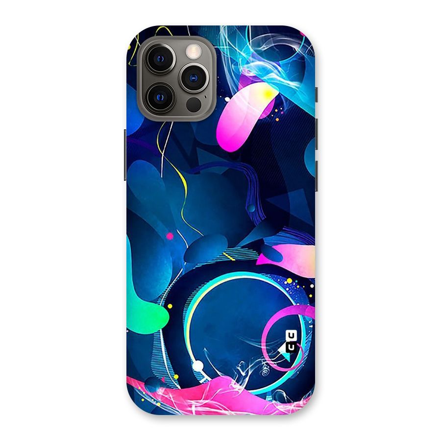 Blue Circle Flow Back Case for iPhone 12 Pro