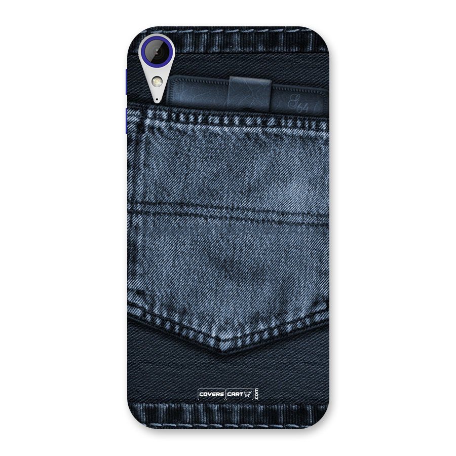 Blue Denim Back Case for Desire 830