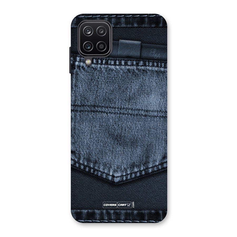 Blue Denim Back Case for Galaxy A12