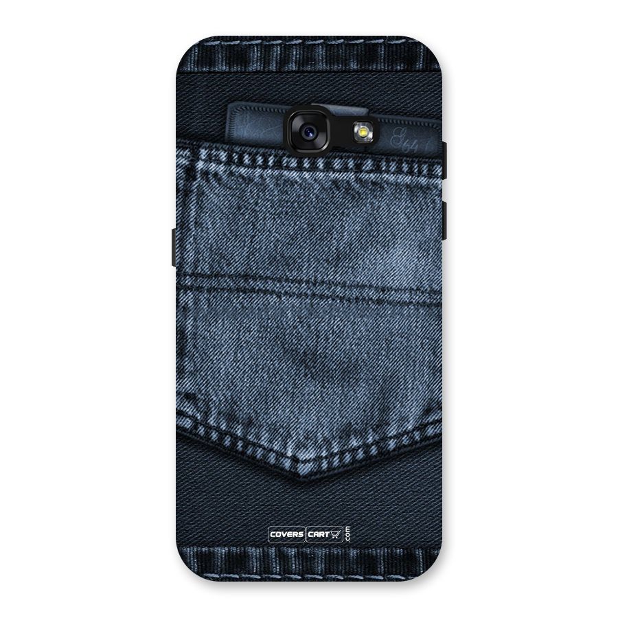 Blue Denim Back Case for Galaxy A3 (2017)