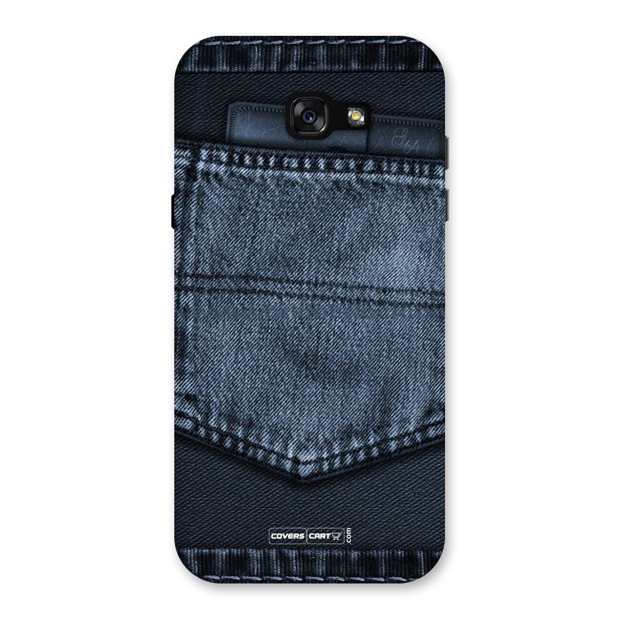 Blue Denim Back Case for Galaxy A7 (2017)