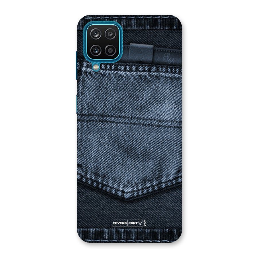 Blue Denim Back Case for Galaxy F12