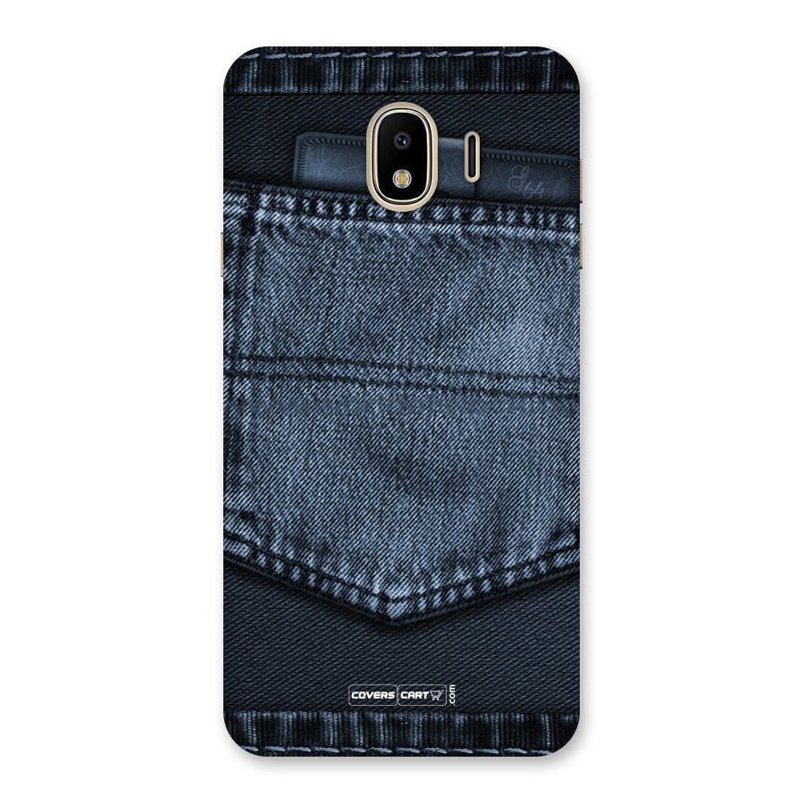Blue Denim Back Case for Galaxy J4