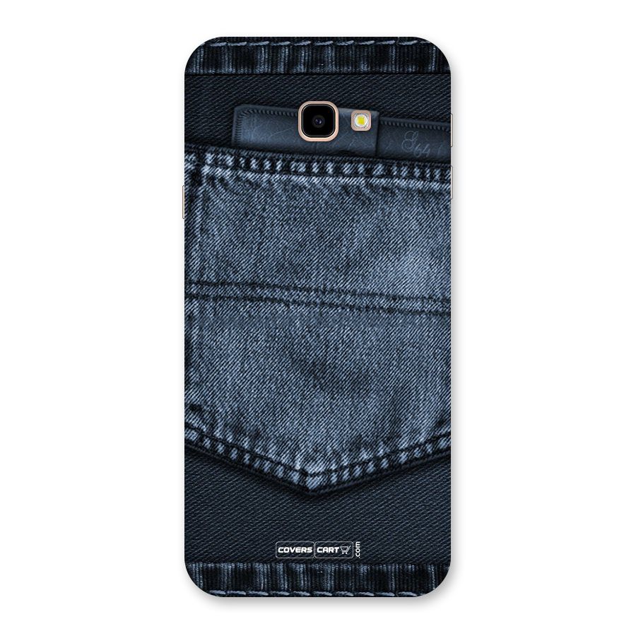 Blue Denim Back Case for Galaxy J4 Plus