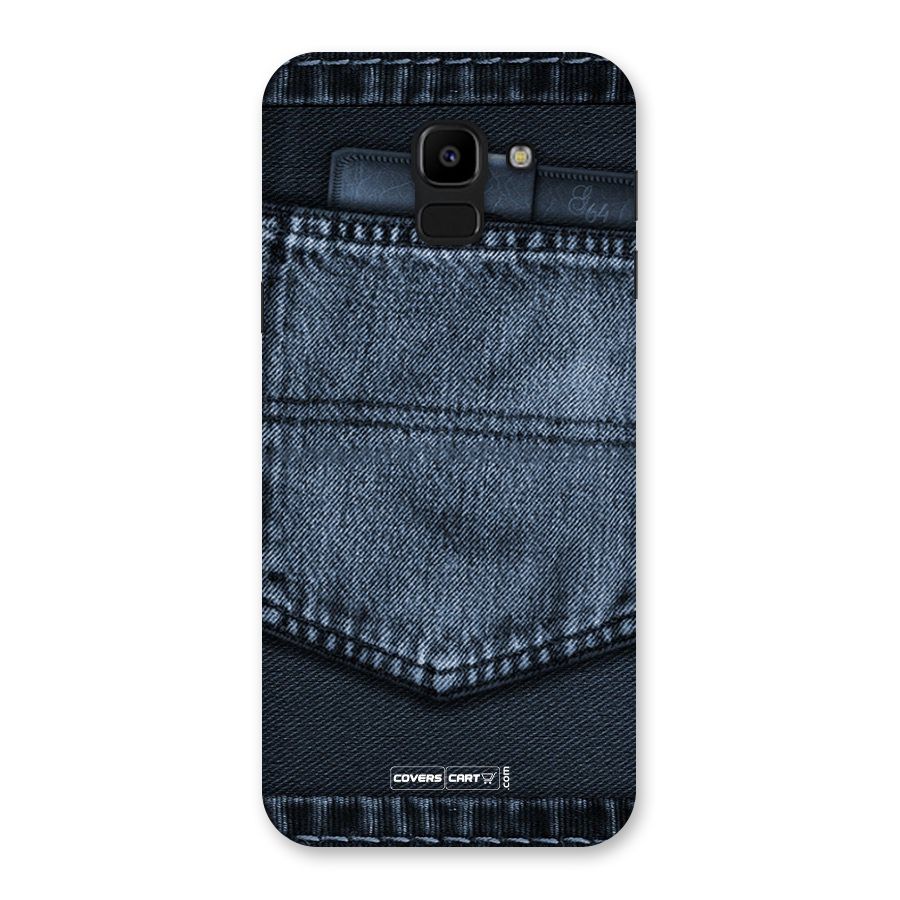 Blue Denim Back Case for Galaxy J6
