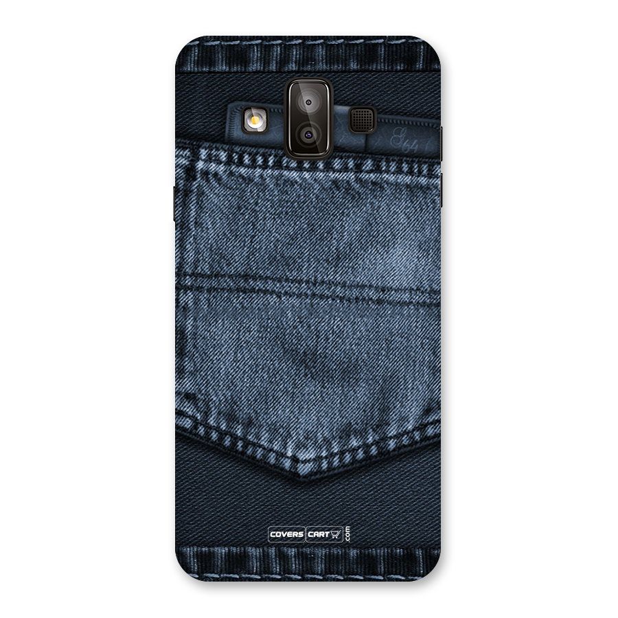 Blue Denim Back Case for Galaxy J7 Duo