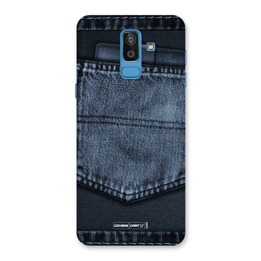 Blue Denim Back Case for Galaxy J8