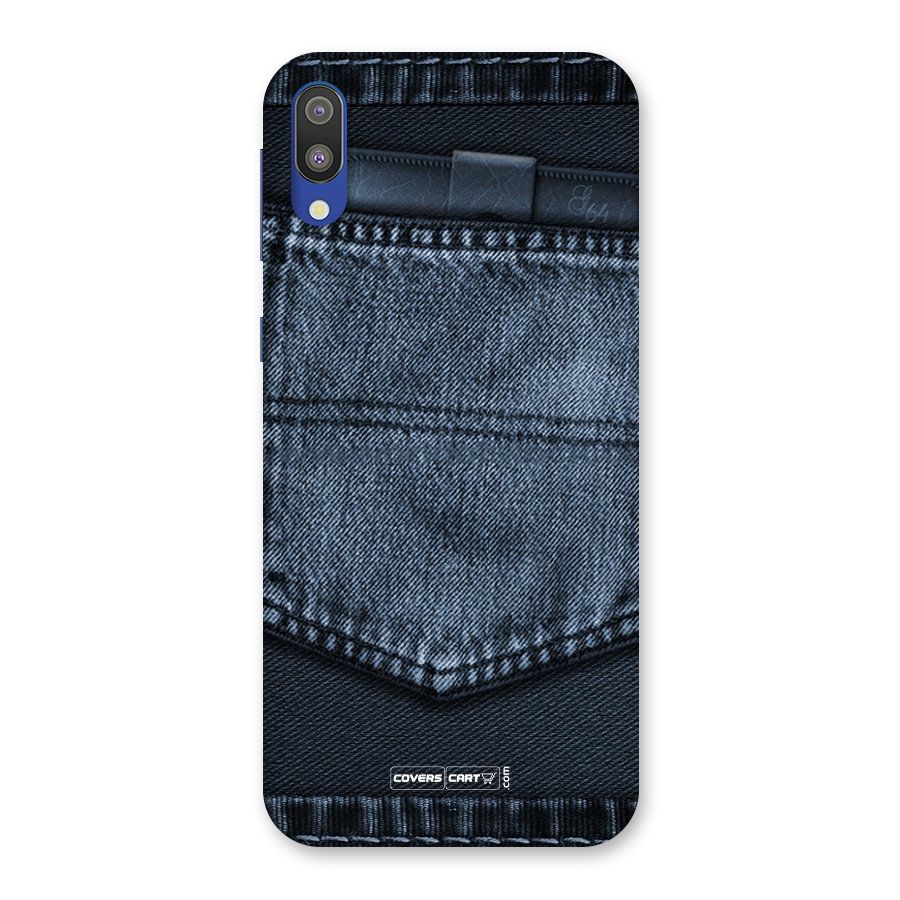 Blue Denim Back Case for Galaxy M10