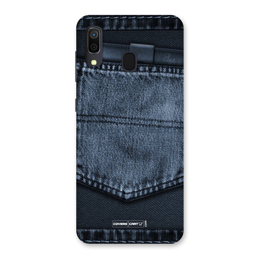 Blue Denim Back Case for Galaxy M10s