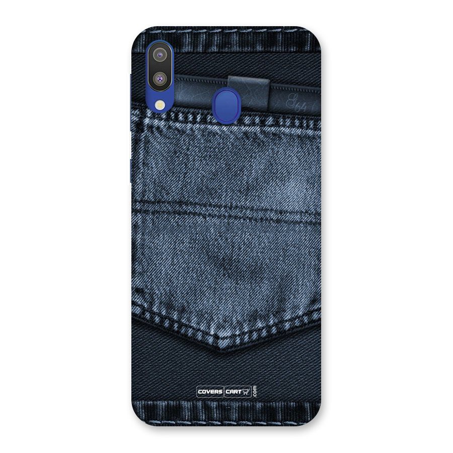 Blue Denim Back Case for Galaxy M20