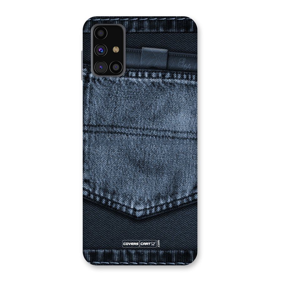 Blue Denim Back Case for Galaxy M31s