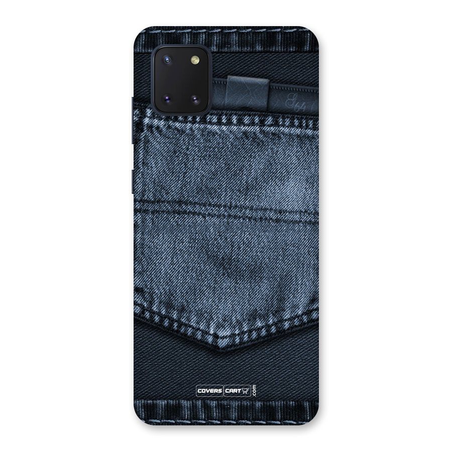 Blue Denim Back Case for Galaxy Note 10 Lite