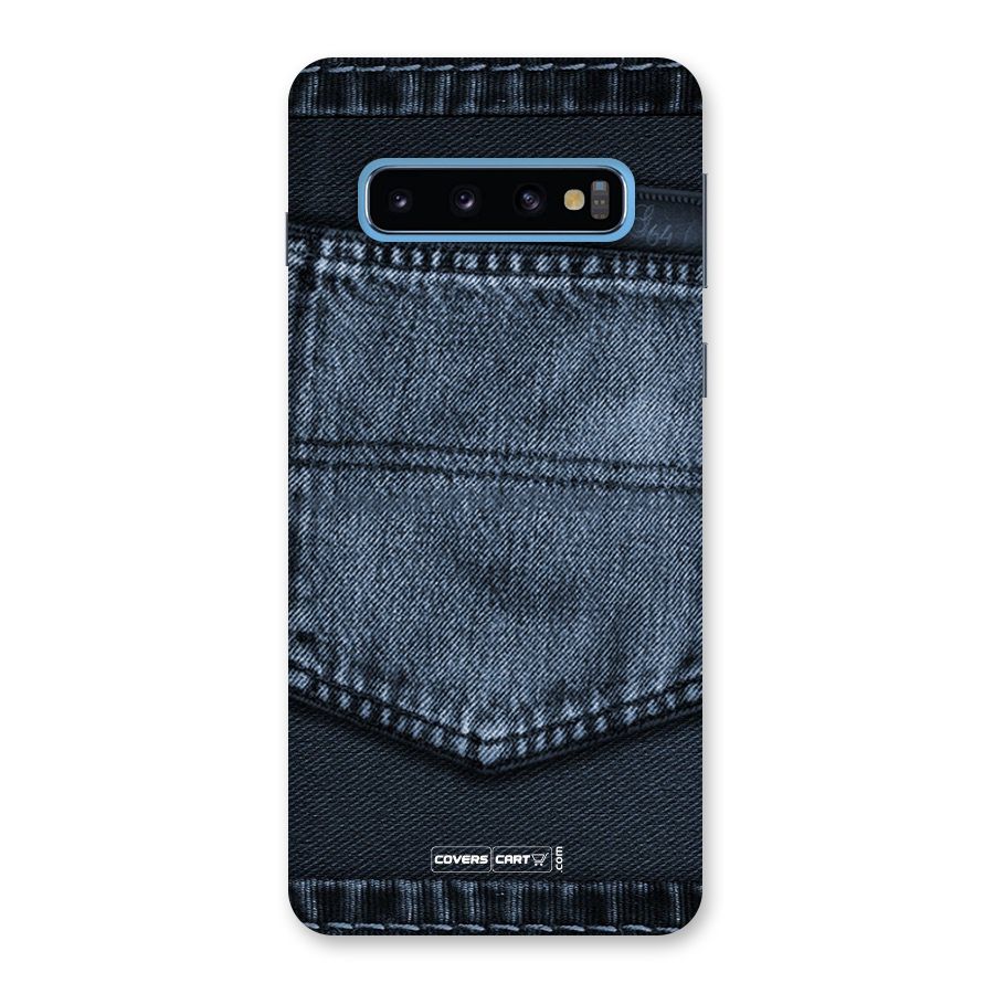 Blue Denim Back Case for Galaxy S10