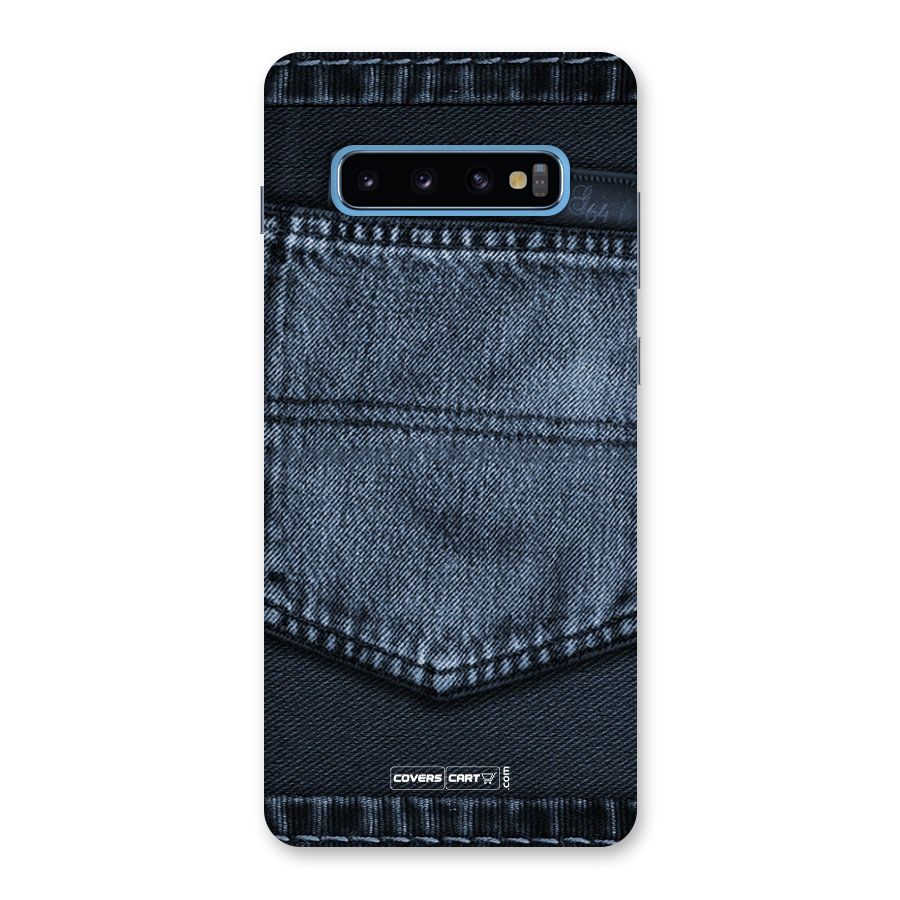 Blue Denim Back Case for Galaxy S10 Plus