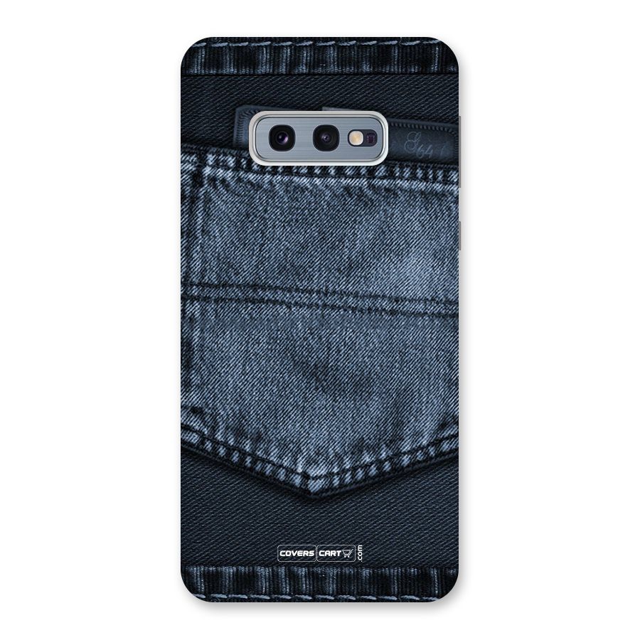 Blue Denim Back Case for Galaxy S10e